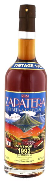 Zapatera Reserva Especial 1992 40% vol. 0,7l