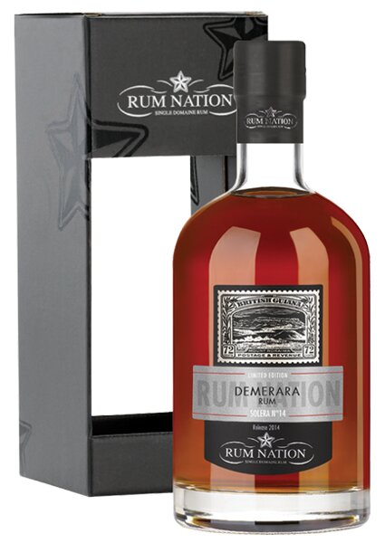 Nation Demerara Solera No. 14 40% vol 0,7l