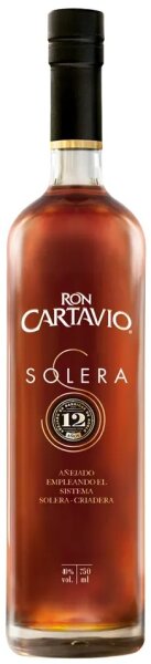 Cartavio Solera 12 40% vol. 0,7l