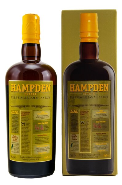 Hampden Estate 8 Pure Single Jamaican Rum 46% vol. 0,7l