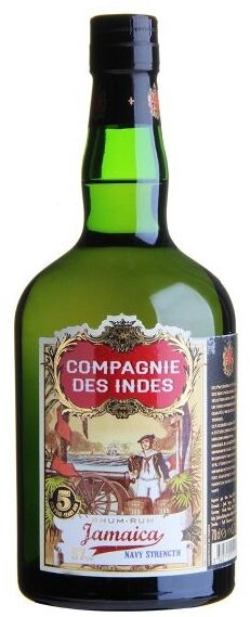 Compagnie des Indes Jamaica 5 NAVY STRENGTH 57%. vol 0,7l