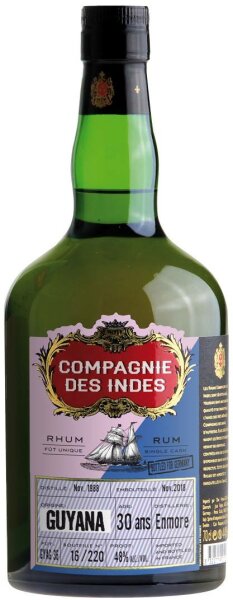 Compagnie des Indes Guyana 30 (DDL, Enmore) - Single Cask 48% vol. 0,7l