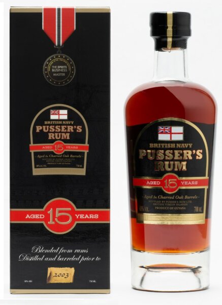 Pussers British Navy Rum 15 40% vol. 0,7l