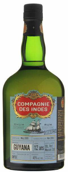 Compagnie des Indes Guyana 12 (Port Mourant) - Single Cask 45% vol. 0,7l